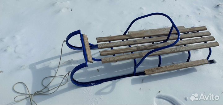 Санки двухместные, легкие