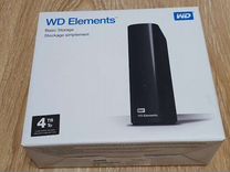 HDD WD elements 4TB Новый