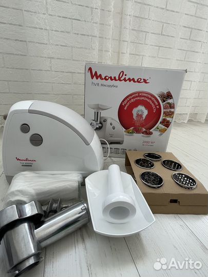 Мясорубка электрическая moulinex