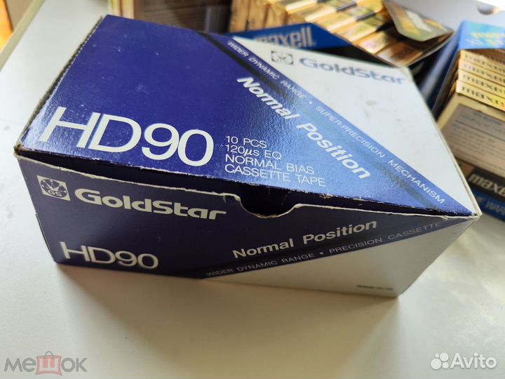 Аудиокассеты GoldStar HD 90 1986 г