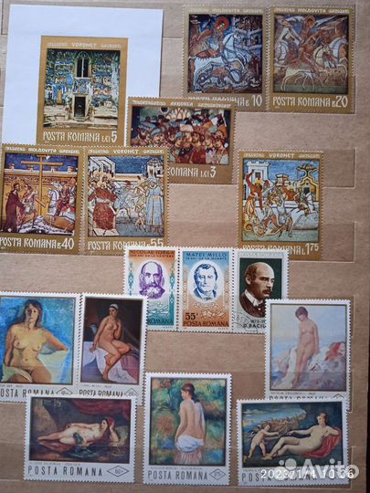 Марки и блоки Румынии