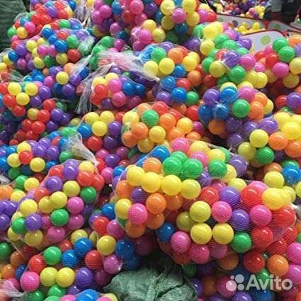 Мячики цветные для игр и бассейнов