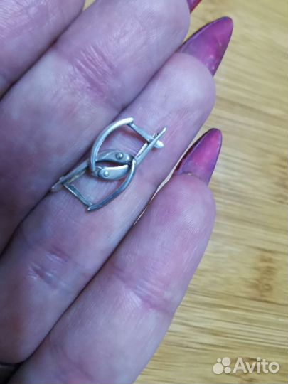 Серебряные серьги
