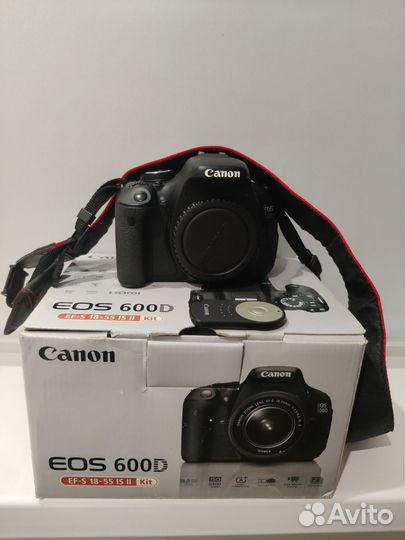Зеркальный фотоаппарат canon 600d + canon ef 50 mm