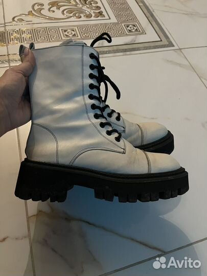 Зимние ботинки натуральная кожа 38