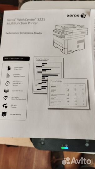 Мфу Xerox 3225DNI Wi-Fi