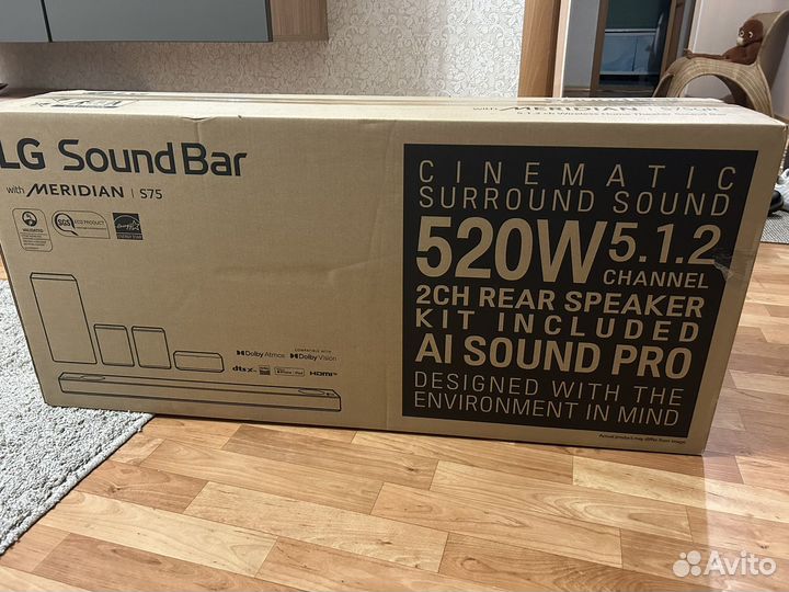 Sound Bar LG Meridian S75