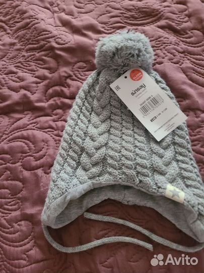 Шапочка на малыша 3-6 мес