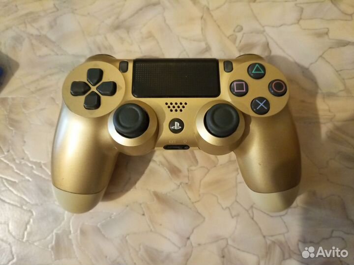 Sony playstation 4 slim золотая + игра