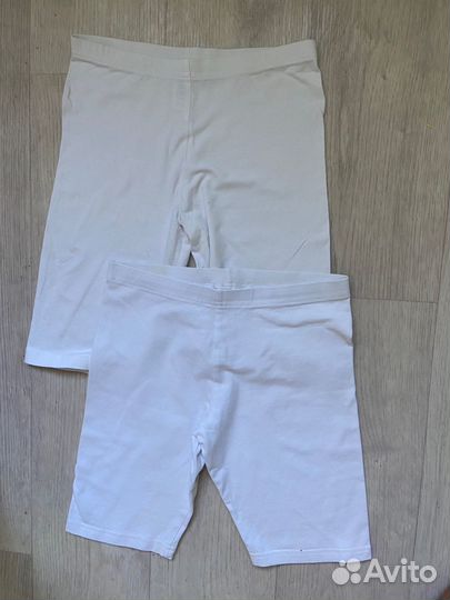 Белые шорты на гимнастику 10 лет