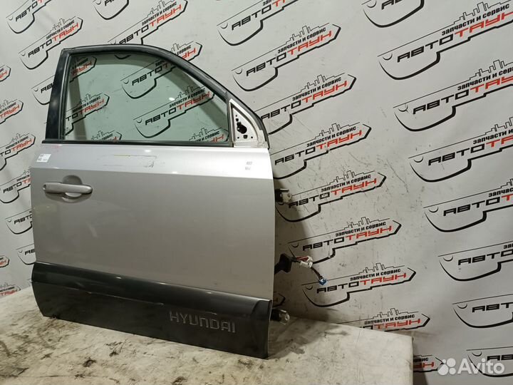 Дверь hyundai tucson JM передняя правая серый, YK TE033