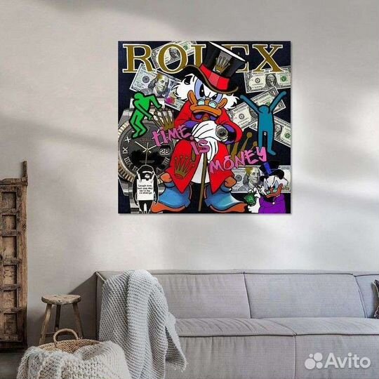 Картина маслом Скрудж Макдак. Большой выбор