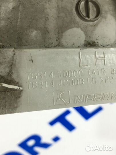 Обшивка средней стойки левая верх nissan qashqai J