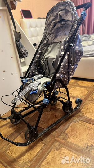 Коляска санки