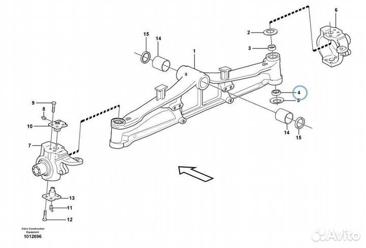 83982416 Подшипник шкворня сферический
