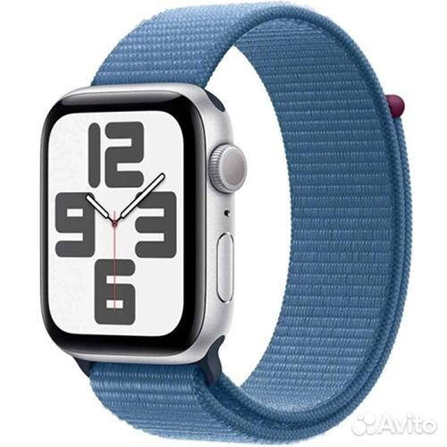 Apple Watch SE 2023, 44mm Blue Sport Loop