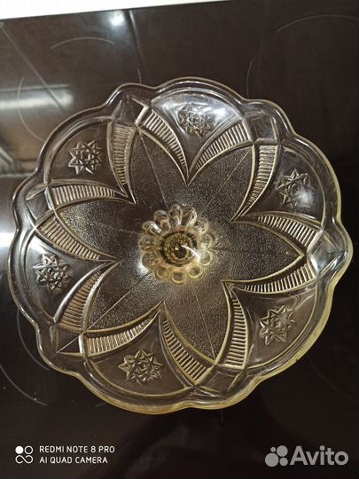 Ваза для фруктов на ножке СССР