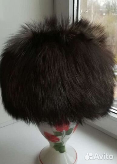 Шапка женская чернобурка