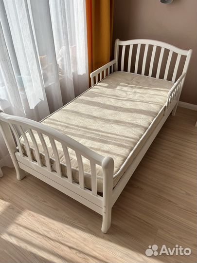 Детская кровать от 3 лет с ортопедическим матрасом