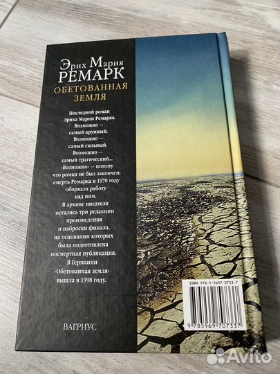 Книга Обетованная земля Эрих Мария Ремарк