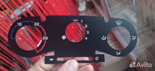 Шкала отопителя, климата калина / granta