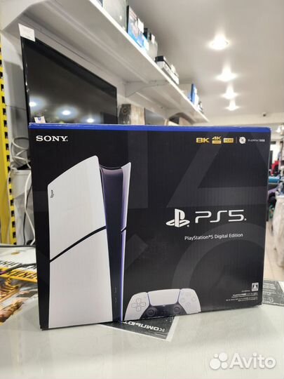 PS 5 slim состояние нового без дисковода