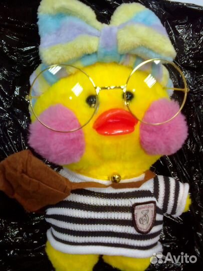 Мягкая игрушка (новая) Утя желтая lalafanfan