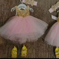 Пышные платья для двойняшек