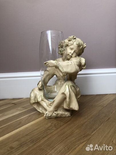 Ваза из гипса Ангел