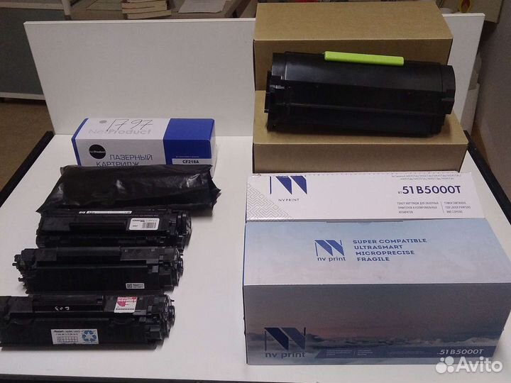 Картриджи HP/Lexmark