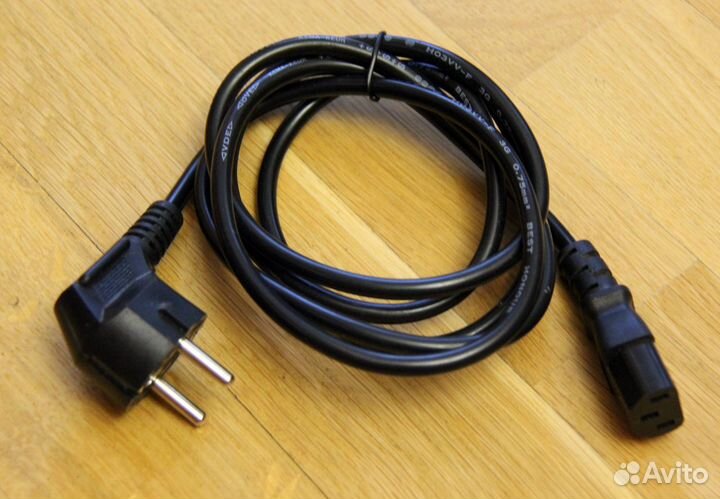 Кабель питания для компьютера, монитора - 1,8 м