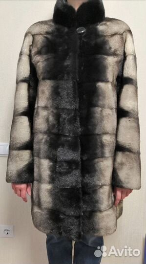 Шуба норка «поперечка»