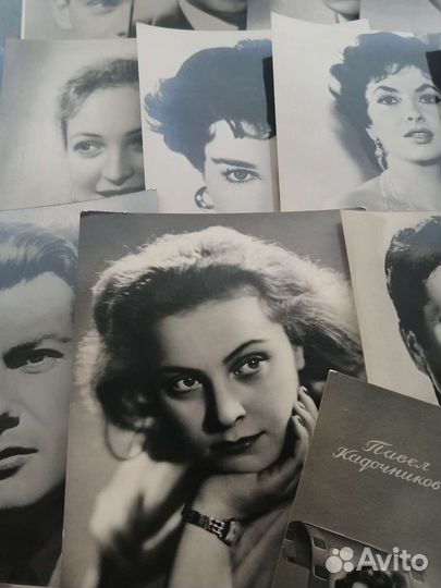 Фотокарточки, фото из журнала мод, кадры из кино