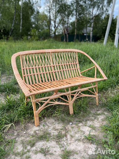 Комплект мебели из натуральной лозы