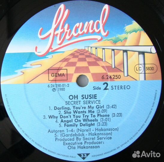 Secret service - OH susie / 1980 germany TOM