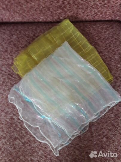 Платочки головные разные теплые и легкие летние