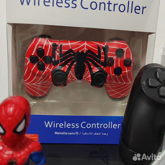 PS4 Slim 1TB, 2 геймпада+диск. Магазин