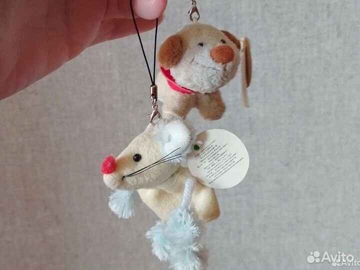Мягкие игрушки брелки