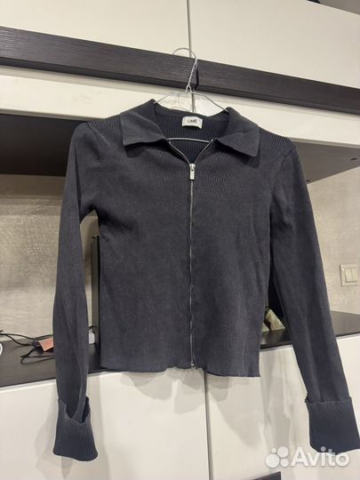 Кофта на молнии lime s