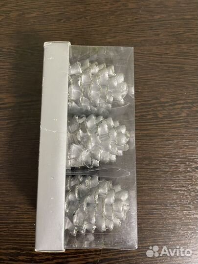 Свечи новогоднии шишки