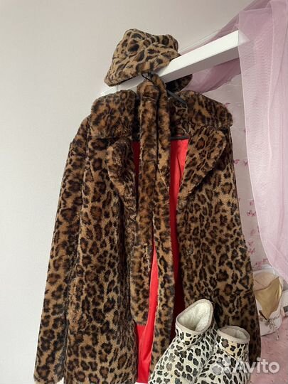 Эко шубка премиум, red fox