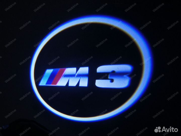 Подсветка дверей с лого BMW 3 F30 F31