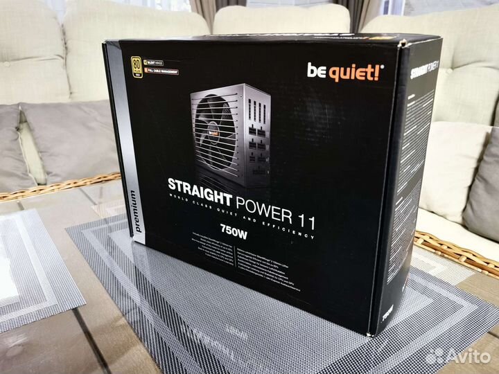 Модульный блок питания Be Quiet 750w gold