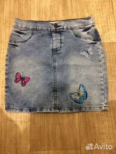 Джинсовое платье для девочки 110