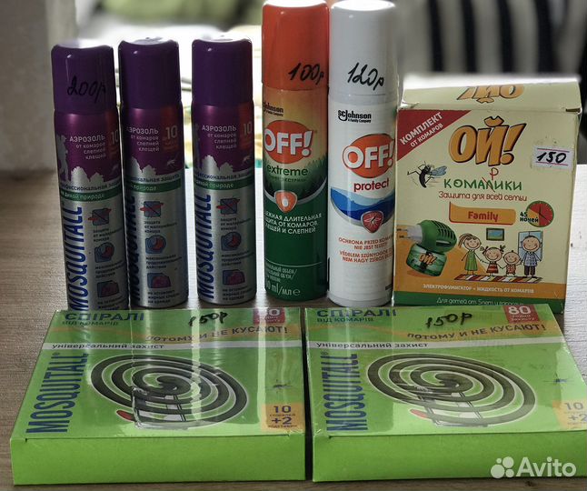 Спрей от комаров и клещей