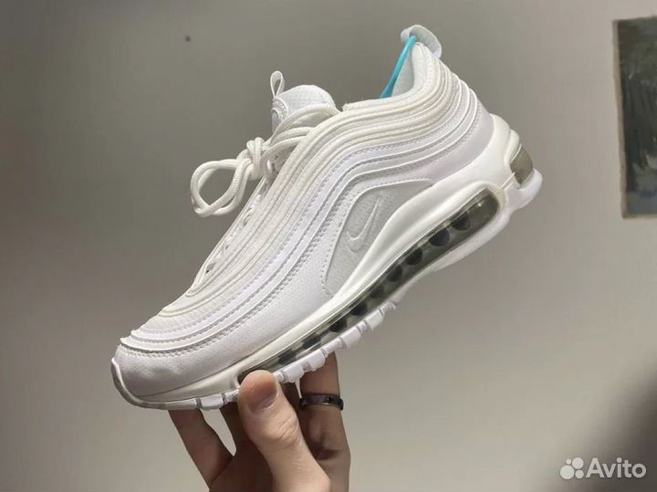 Кроссовки Nike Air Max 97 GS White Metallic Silver