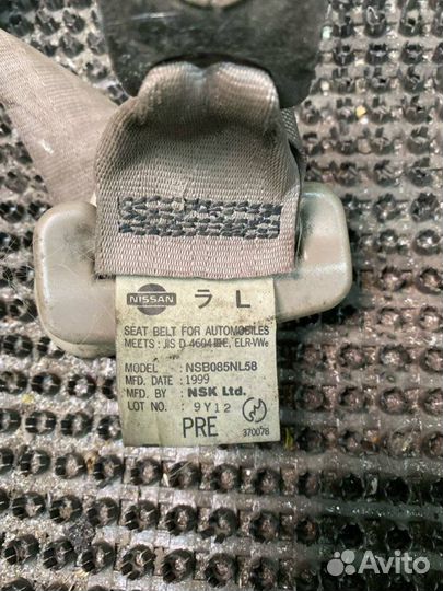 Ремень безопасности передний левый Nissan Sunny