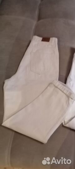 Джинсы мом, бананы