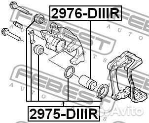 Поршень суппорта тормозного заднего