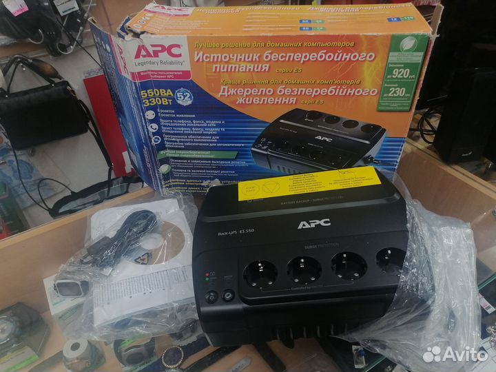 Ибп apc back ups es550